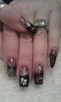 Halloween Fingernägel