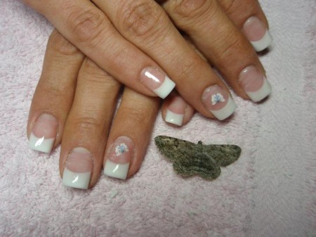 Schmetterling Fingernägel Design